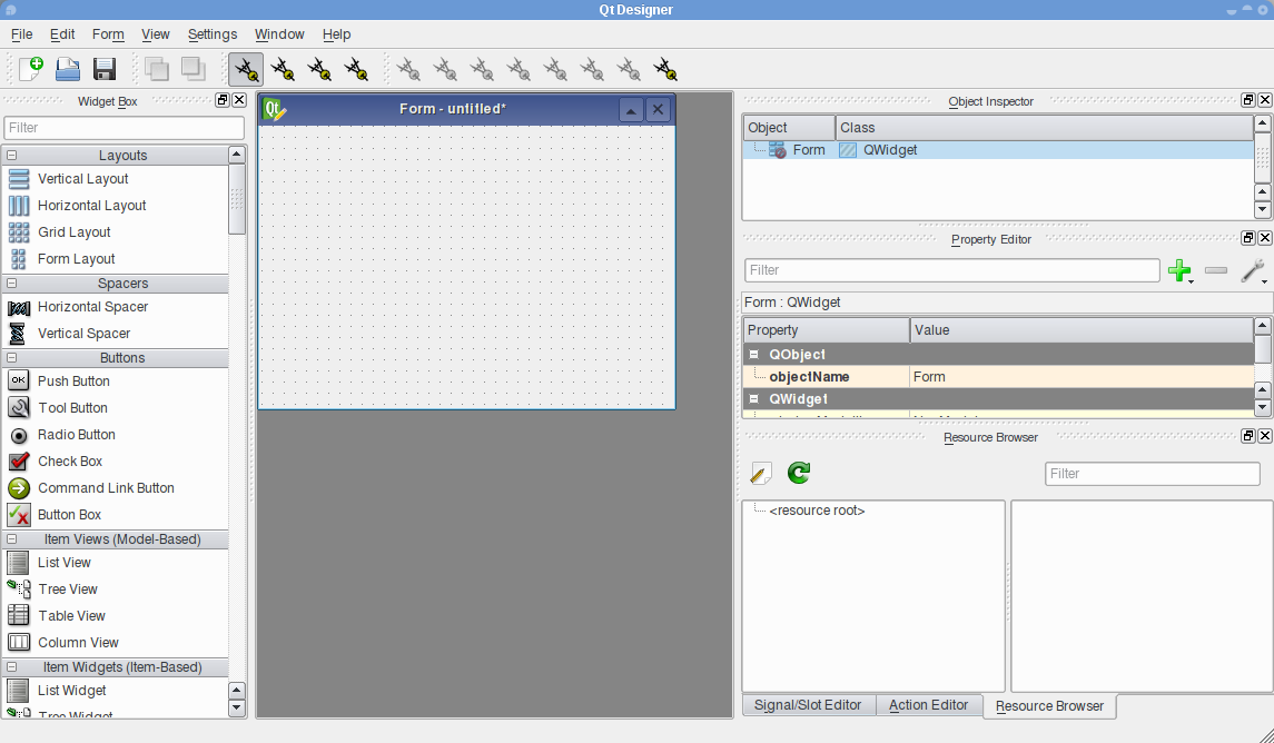  QTBUG 43021 Toolbar  icons missing  in Designer  under KDE 